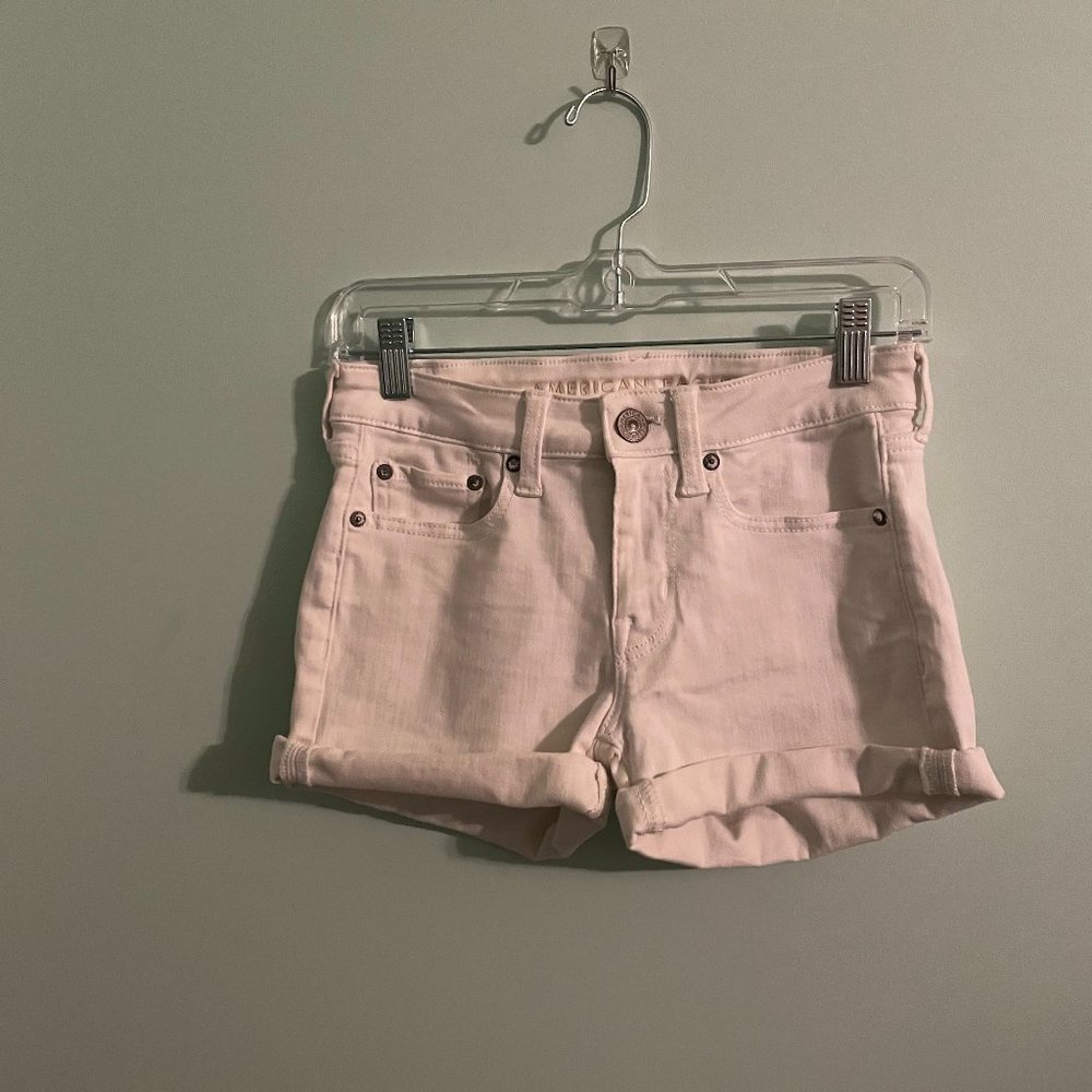 American Eagle White Shorts